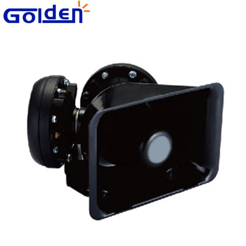 Police emergency truck outdoor heavy duty loud 200w horn speaker loaded with two driver units