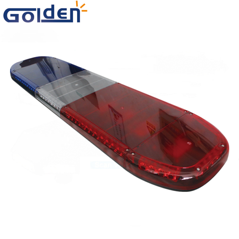Red blue Led car roof top strobe flashing emergency vehicle used warning police light bar