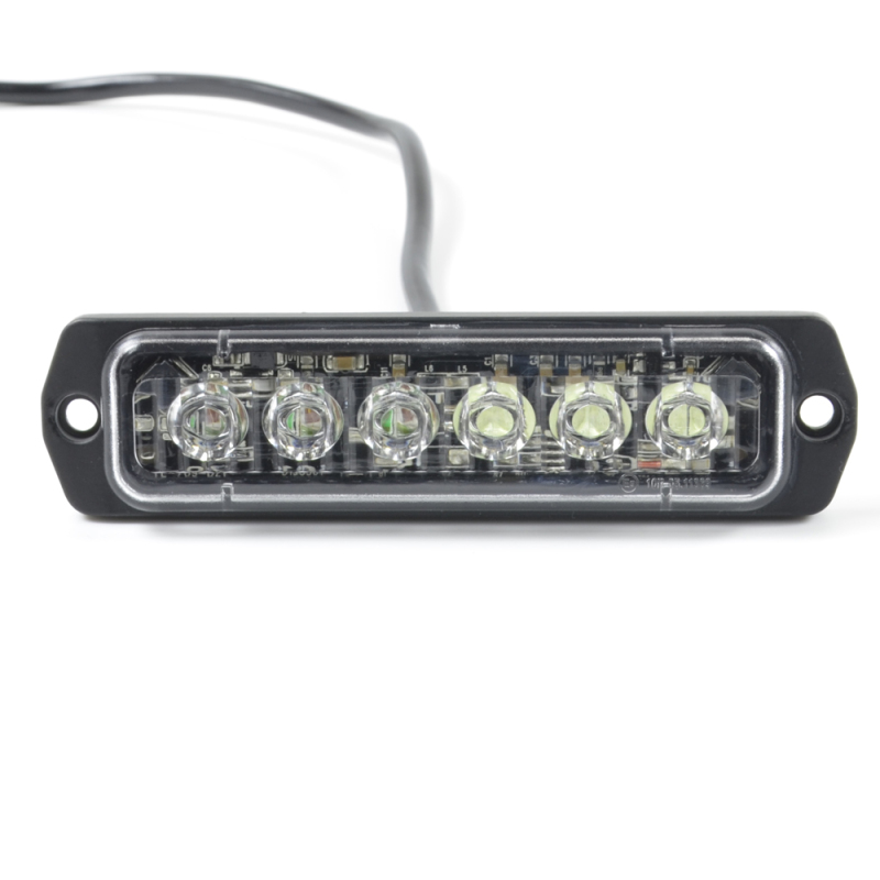 Small Surface Mount 12V Car Led Flashing Warning Surface Strobe Grill Light