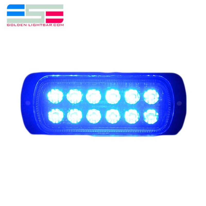 Emergency 36w Super Slim Lightheads LED Warning police strobe Light