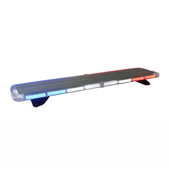 48-Zoll-Schlank-Rot-Blau-Aluminium-LED-Sicherheitspatrouillenfahrzeugdach verwendeter Notfall-Blitzwarn-Polizei-Stroboskop-Lichtbalken