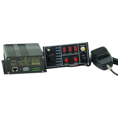 Полицейская электронная компактная сирена-усилитель сигнализации с панелью переключателей на приборной панели