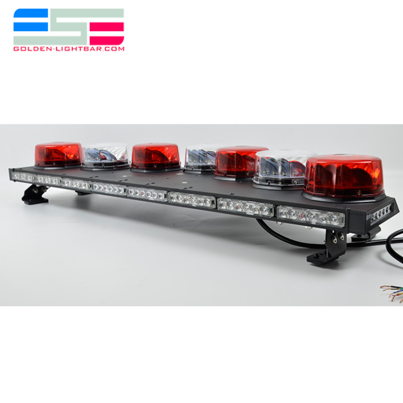 Police led V shape light bar