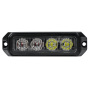 Led Mini warning lighthead police red blue strobe light