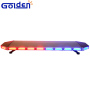 DC 12v Red blue police Led flashing warning used strobe siren speaker slim emergency light bar