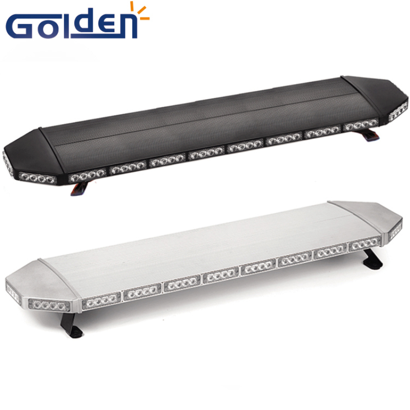 Security 1200mm emergency vehicle roof top traffic signal warning Led strobe flashing used amber light bars