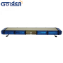 Blue super slim police led ems warning light bar with speaker
