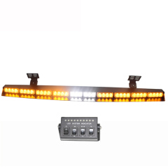 12v Amber LED Truck interior Deck Visor emergency directional traffic warning bar dash light