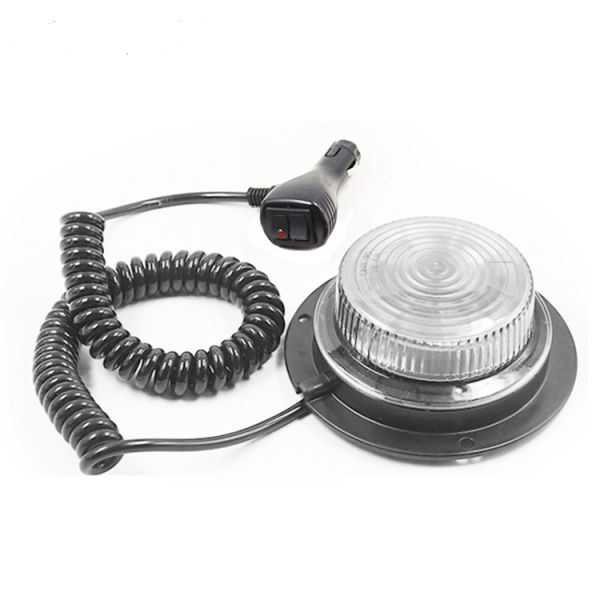 Round road safety strobe rotating purple car lighting