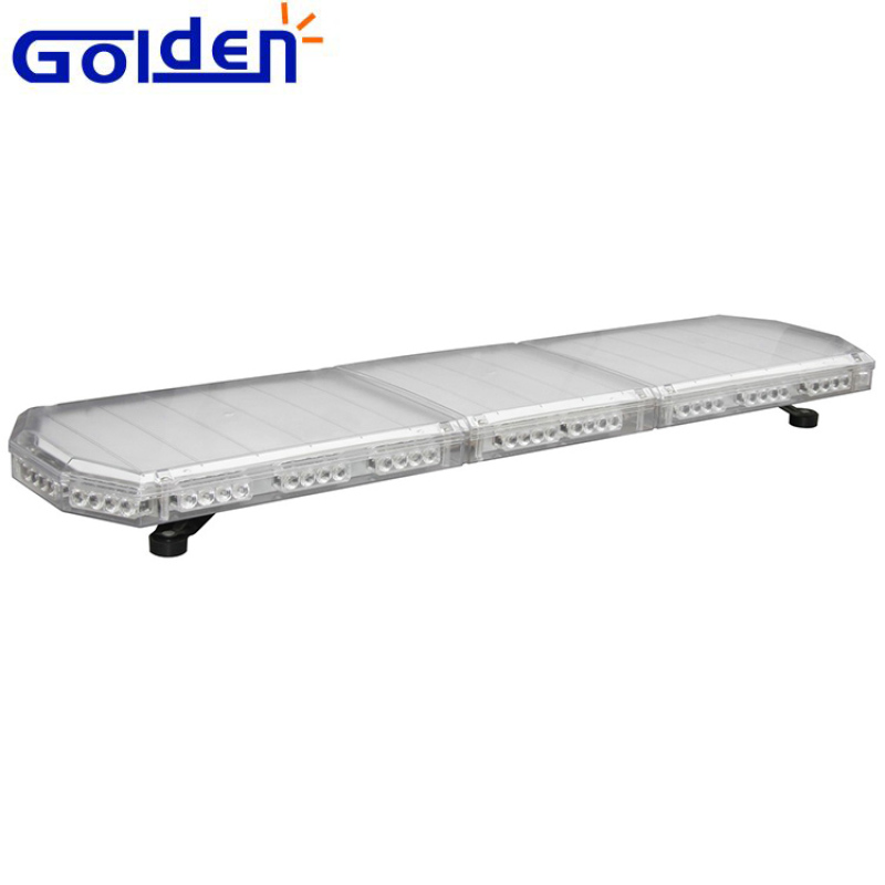 Low profile dc12v or 24v 1200mm warning amber led light bar