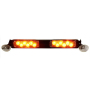 Amber Led emergency flashing windshield used suction cups mount dash visor front rear window warning light bar