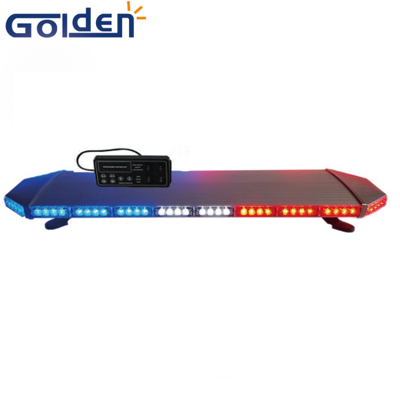 48inch led ambulance roof top flashing blue strobe warning Emergency vehicle lighting