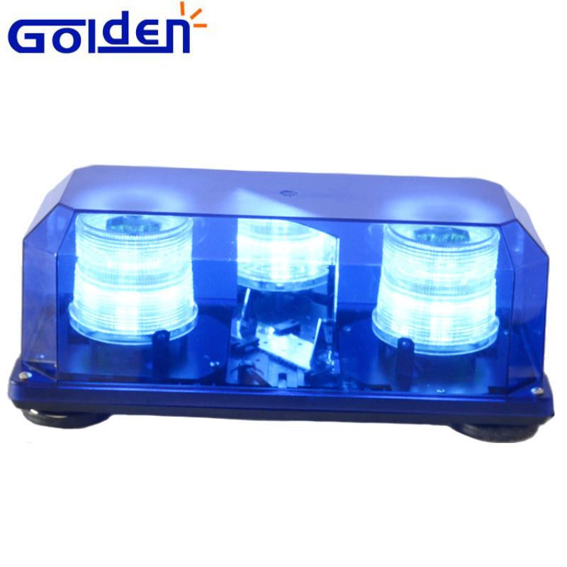 High Speed NonSlip LED warning lights mini bar dual strobe beacon lightbar for police ambulance pursuit cars