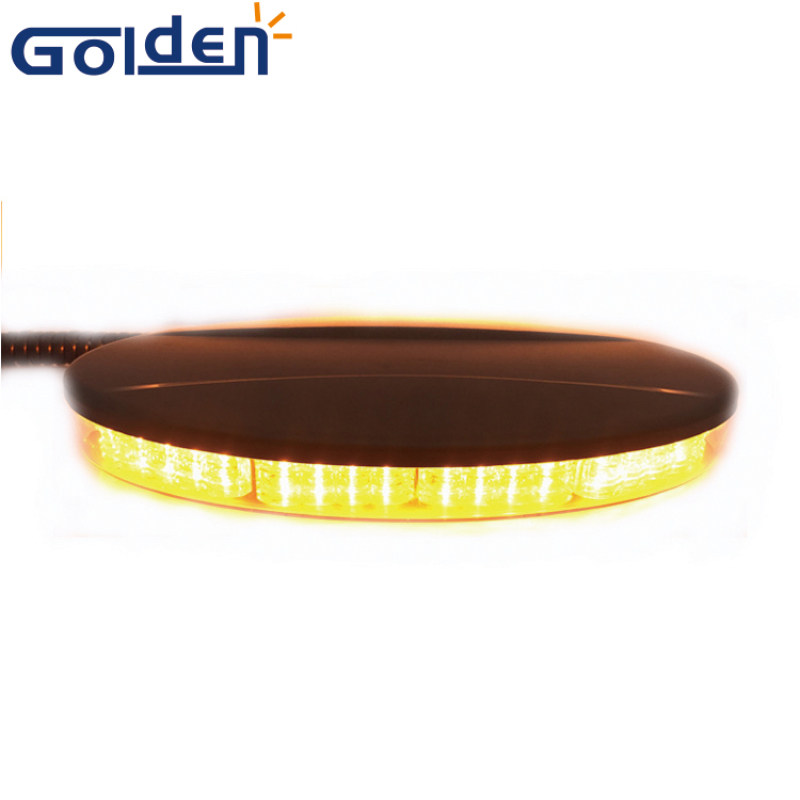 Micro mini 12V 24V LED vehicle top roof flashing magnetic used amber warning light bar for truck car