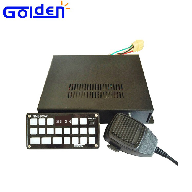 100W Police siren amplofiers with light controls