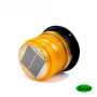 Battery powered road safety led emergency warning traffic cone solar rotating beacon light