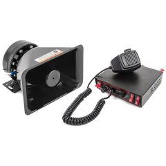 8 tonalités d'avertissement voiture 100W amplificateur sirène électronique alarme klaxon haut-parleur Kit pour la police