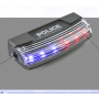 Полицейский перезаряжаемый аварийный светодиодный плечевой фонарь для дорожного движения