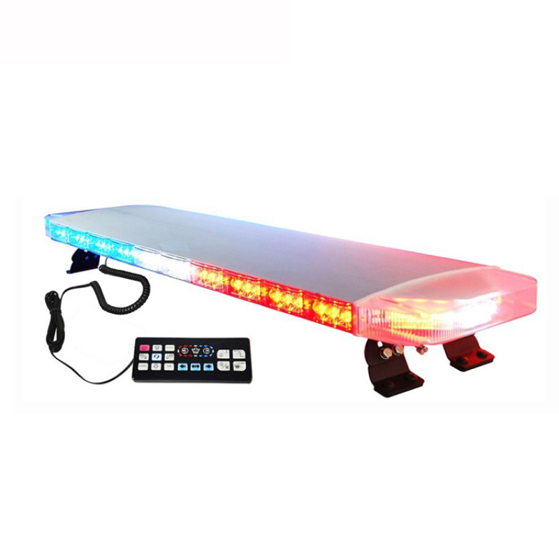 Super slim High power 3w led red blue strobe flashing warning police emergency light bars for vehicles