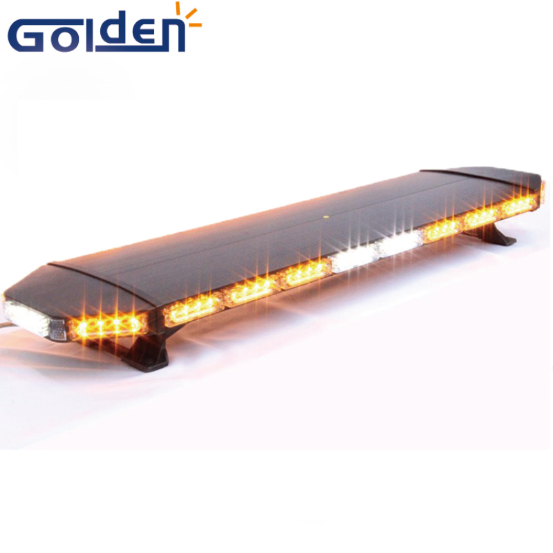 Security 1200mm emergency vehicle roof top traffic signal warning Led strobe flashing used amber light bars