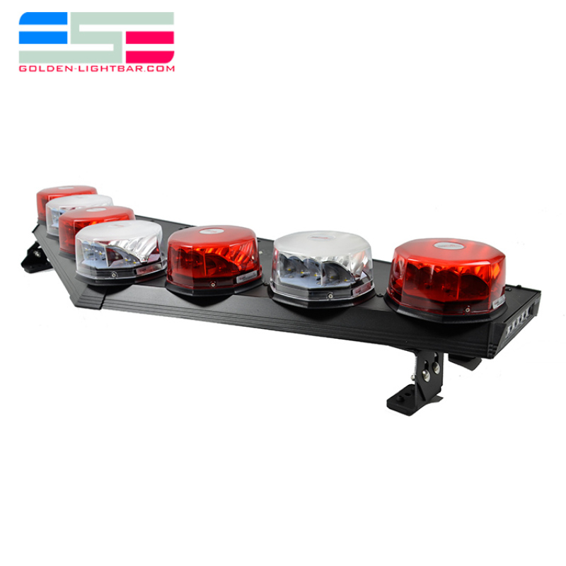 Police led V shape light bar