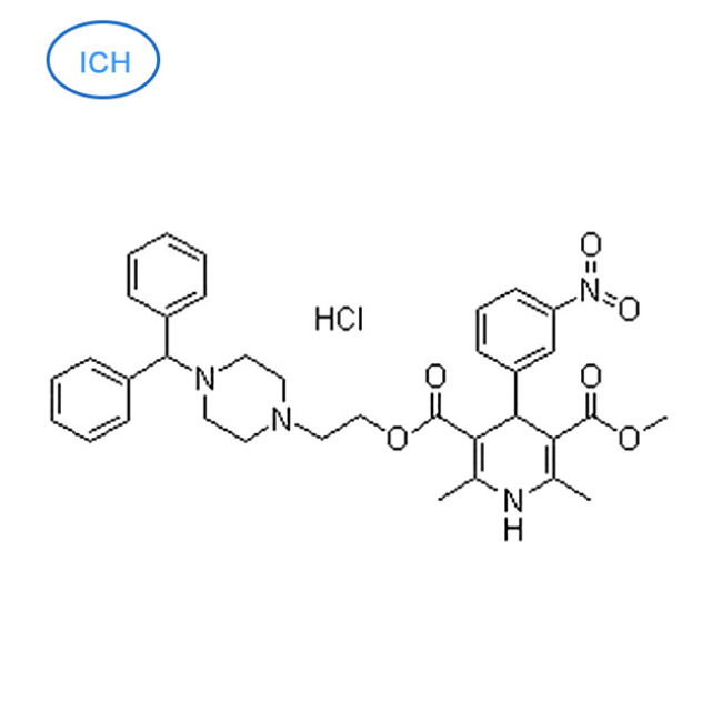 1,4-ジヒドロ-2,6-ジメチル-4-(3-ニトロフェニル)-3,5-ピリジンジカルボン酸2-[4-(ジフェニルメチル)-1-ピペラジニル]エチルメチルエステル