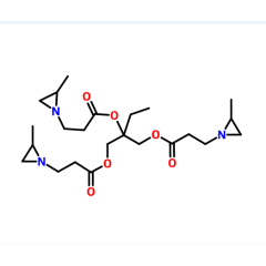 Trimethylolpropane tris(2-methyl-1-aziridinepropionate)/64265-57-2/Cross-linking agent