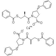 ゾフェノプリルカルシウム/（4S）-N- [3-（ベンゾイルスルファニル）-2（S）-メチルプロピオニル] -4-（フェニルスルファニル）-L-プロリンカルシウム塩