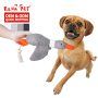 Manufacturer Wholesale Custom Logo Squeaky Plush Rope Pet Product Dog Chew Toys