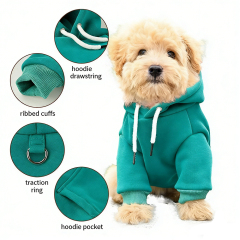 Wholesale Winter Warm Pet Clothes Dog Hoodies Blank