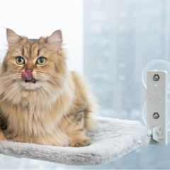 Manufacturer wholesale sucker hanging foldable window cat hammock