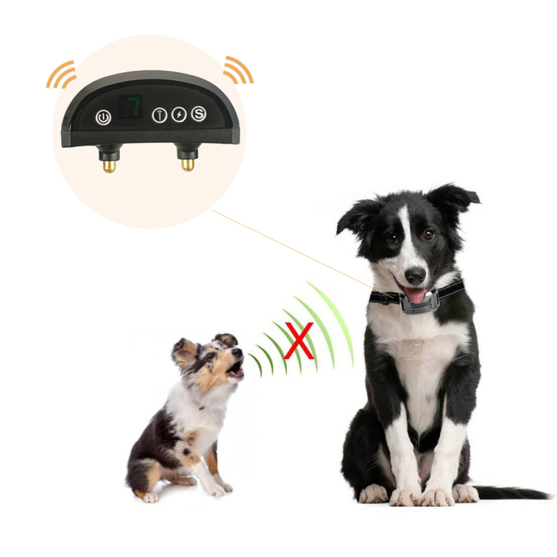wholesale manufacturer remote electric rechargeable sound shock adjustable waterproof pet dog training collar