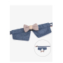 Manufacturer wholesale green blue coffee cat collar with bow-knot