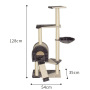 Manufacturer Wholesale Pet Product Wood Sisal Cat Tree Scratcher