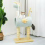 Manufacturer Wholesale Pet Product Wood Sisal Cat Tree Scratcher