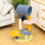 Manufacturer Wholesale Pet Product Wood Sisal Cat Tree Scratcher