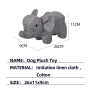 Manufacturer Wholesale Custom Logo Squeaky Plush Dog Pet Chew Toys