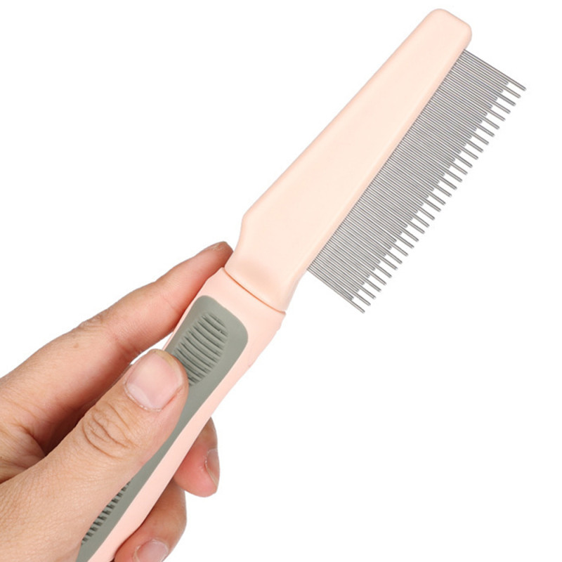 Wholesale Custom Logo TPR Handle Cat Dog Brush for Shedding