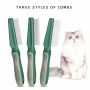 Wholesale Custom Logo TPR Handle Cat Dog Brush for Shedding