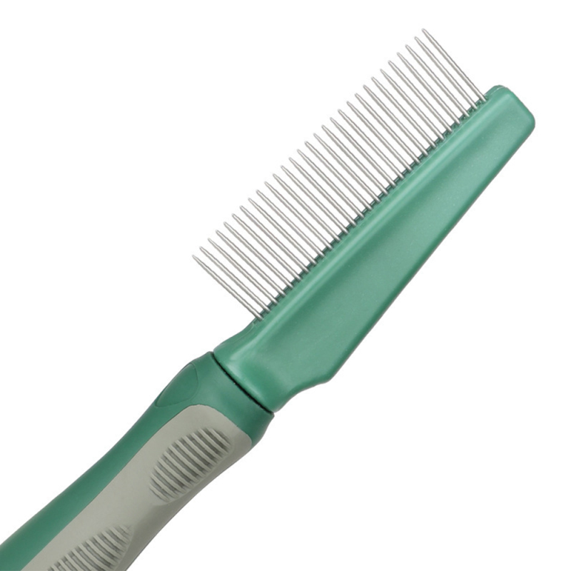 Wholesale Custom Logo TPR Handle Cat Dog Brush for Shedding