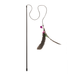 Wholesale manufacturer cheap interactive pole cat teaser feather toys