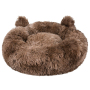 Manufacturer wholesale plush donuts cat dog round bed with ear
