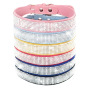 Wholesale Adjustable Suede Shinning Dog Collar Bling
