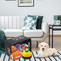 Manufacturer wholesale grey foldable felt dog toy storage box