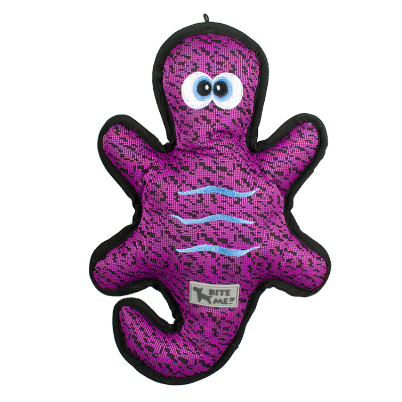 Manufacturer wholesale custom logo indestructible squeaky chew dog plush stuffed toy