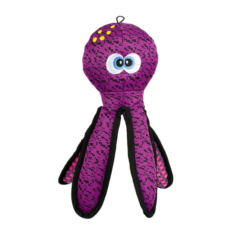 Manufacturer wholesale custom logo indestructible squeaky chew dog plush stuffed toy