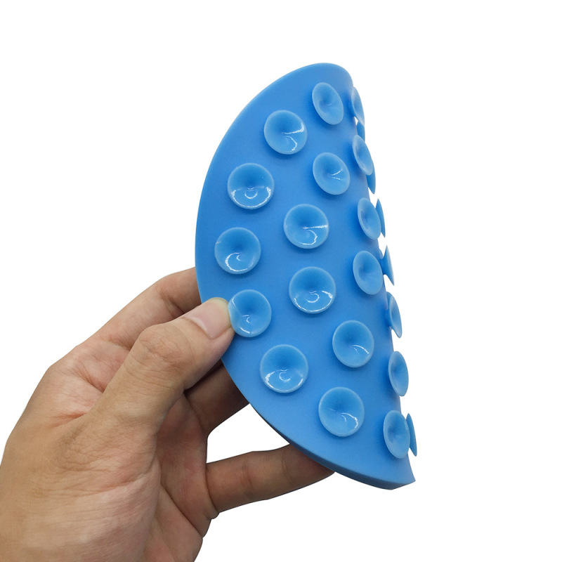 Manufacturer wholesale blue red silicone dog slow feeder bowl stick on the wall