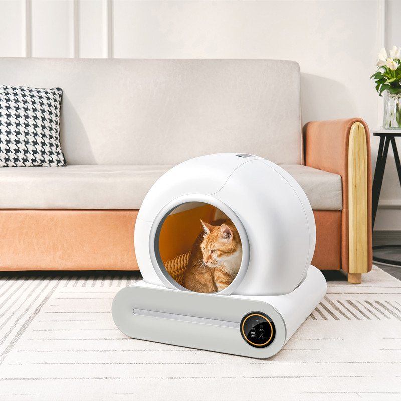 Wholesale Intelligent Control Round Cat Litter Box Automatic