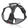 Manufacturer wholesale custom logo breathable dog harness with reflective stripe
