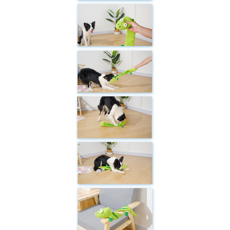 Manufacturer wholesale cute design bite resistant chew dog plush feeder toy